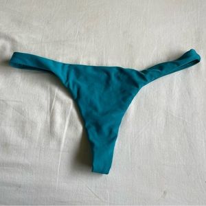 Blue swimsuit bottoms